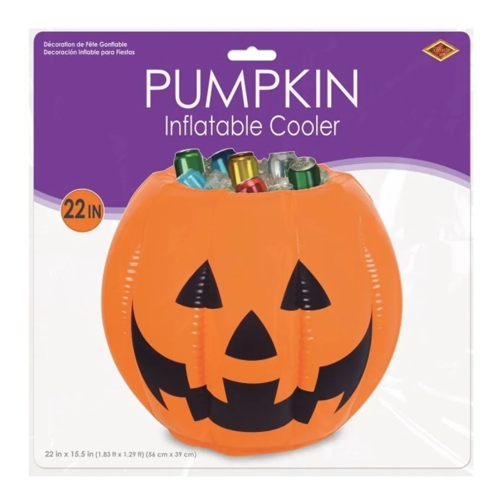 Inflatable Jack-O-Lantern Cooler NWT